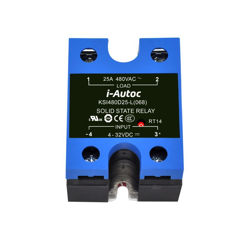 i-AUTOC 80A 4-32VDC ZERO-X SSR & LED WITH INTEGRATED COVER