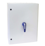 TELERGON ON-OFF SWITCH FUSE 400A 3P+N IP65 METAL ENCLOSURE