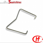 METAL RETAINING CLIP FOR PCB SOCKETS TYPE HF115F