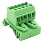 DINKLE DIN RAIL SOCKET HEADER 5.08MM 5 POLE 2EHDRD-B3430805P