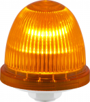 SIRENA OVOLUX FLASHING R AMBER V12/48DC GREY BASE