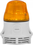 SIRENA MICROLAMP STEADY/FLASH ACOUSTIC AMBER V12DAC GY BASE