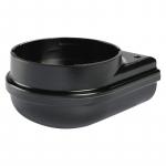 SIRENA BASE LT WALL MOUNT V12/24DAC BLACK