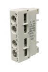 INSTANANEOUS AUXILIARY CONTACT FRONT MOUNT FOR QMS MOTOR STARTERS 1 N/O + N/C