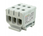 ARNOCANALI COMPACT 3 HOLE DIN TERMINAL 50MM GREY