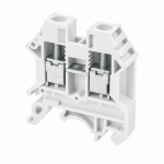 DINKLE DIN RAIL TERMINAL WHITE 6MM