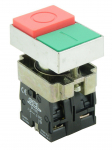 22mm DUAL P.BUTTON START STOP WITH 1NO+1NC CONTACT BLOCK