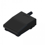 MINI FOOT SWITCH WITH NO/NC BLACK BASE & COVER