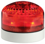 SOUNDER BEACON RED 12-24ACDC JR WITH GREY SHALLOW BASE
