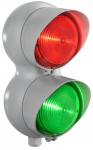 LED INDUSTRIAL TRAFFIC LIGHT RED/GREEN 120/240VACDC