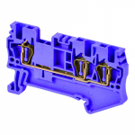 DINKLE SCREWLESS DIN TERM BLUE 1.5MM 3 CONDUCTOR