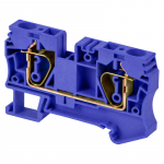 DINKLE SCREWLESS DIN TERM BLUE 4MM