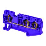 DINKLE SCREWLESS DIN TERM BLUE 4MM