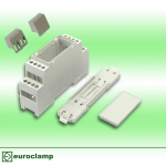 EUROCLAMP DIN MODULE HOUSING 22MM GREY