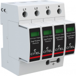 CITEL 3PHASE+N TYPE2 FUSED SPD IMAX 25KA UC=275VAC IT