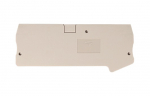DINKLE FEED-THROUGH 4W DIN TER END COVER GREY 4MM