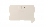 DINKLE FEED-THROUGH DIN TERM END COVER GREY 6MM