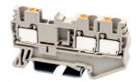 DINKLE FEED-THROUGH 3W DIN TERMINAL GREY 6MM