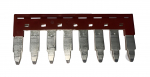 DINKLE TOP INSERT BRIDGE 8 WAY 10MM DIN RAIL TERMINAL
