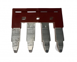 DINKLE TOP INSERT BRIDGE 4 WAY 6MM DIN RAIL TERMINAL