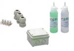 ARNOCANALI IP68 BI-COMPONENT RUBBER KIT & 100mm ENCLOSURE