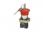 SCL EM STOP PUSHBUTTON KEY RELEASE WITH 1 NC CONTACT