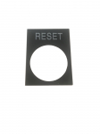 SCL 22mm LEGEND PLATE RESET