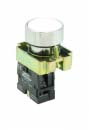 SCL 22MM PUSHBUTTON WHITE + 1NO