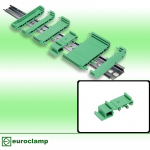 EUROCLAMP PCB MODULAR SUPPORT 72mm DIN RAIL FOOT