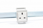 DIN RAIL MOUNT UK 3PIN SOCKET