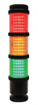MINI TWS LIGHT TOWER 240VAC STEADY FLASH RED AMBER GREEN