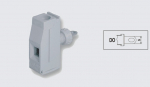 EUROCLAMP PANEL FEED THROUGH TERMINAL 57A 10mm GREY