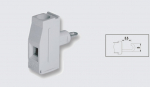 EUROCLAMP PANEL FEED THROUGH TERMINAL 57A 10mm GREY