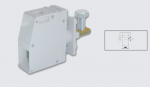 EUROCLAMP PANEL FEED THROUGH TERMINAL 150A 19mm GREY