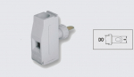 EUROCLAMP PANEL FEED THROUGH TERMINAL 41A 10mm GREY