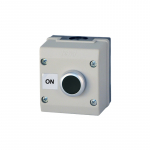 CONTROL STATION-MOM BLACK WITH 1 N/O CONTACT BLOCK