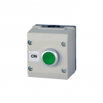 TEND CONTROL STATION-MOM GREEN WITH 1 N/O CONTACT BLOCK