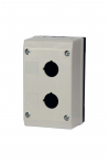 TEND 22mm 2 HOLE ENCLOSURE GREY