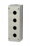 TEND 22mm 4 HOLE ENCLOSURE GREY