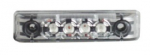 24V LED BARRIER LAMP CLR FLASH