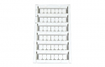 DIN MARKING TAG (BLANK) 4MM 60 PER CARD - CENTRE LABEL