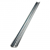ARNOCANALI 35MM TALL TOP HAT DIN RAIL 2 METERS SLOTTED