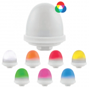 SIRENA OVOLUX LED MULTI COLOUR RGB V12/24DAC GREY BASE
