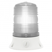 SIRENA MINIFLASH S X CLEAR V12/24DAC GREY BASE