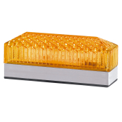 SIRENA LD 12 LINEAR LED S/F AMBER 240V AC GREY BASE