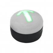 SIRENA SOS LIGHT GREEN ARROW RECHARGABLE BATTERY. MAGNETIC