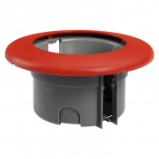 SIRENA BASE MT FLUSH MOUNT V40/80DAC RED