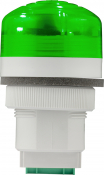 SIRENA P40 A LED GREEN V12/24DAC GREY BASE