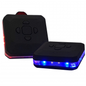 SIRENA LUMINA WEARABLE SAFETY LIGHT RED & BLUE RECHARGABLE