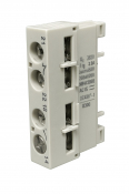 INSTANANEOUS AUXILIARY CONTACT FRONT MOUNT FOR QMS MOTOR STARTERS 1 N/O + N/C